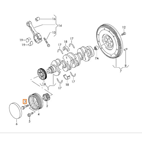 WHT004573 VAG ORIGINAL SCREW