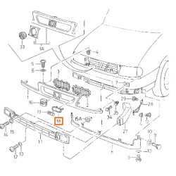 6K0853619 soporte original seat