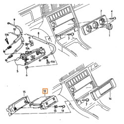FRESH AIR AND HEATER CONTROLS 443820043F