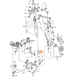 AMORTECEDOR 4Z7413031A original AUDI ALLROAD QUATTRO 2000-2005