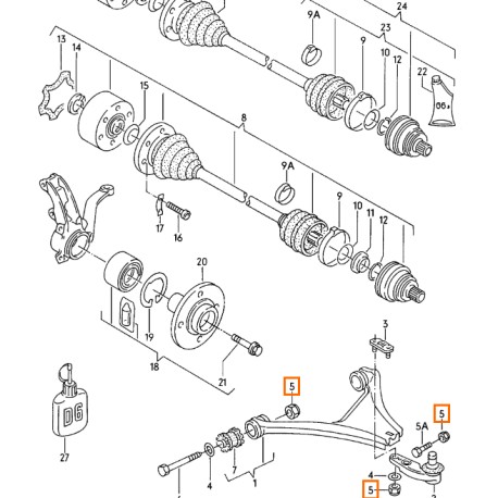 N10286102 Écrou d'origine N10286110