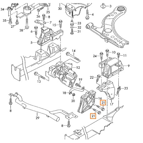N10406202 originale Sechskantschraube