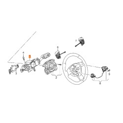 6C0953513C IGI conmutador original seat skoda vw