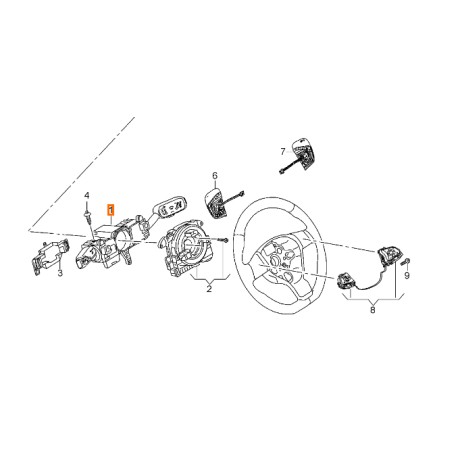 6C0953513C IGI conmutador original seat skoda vw