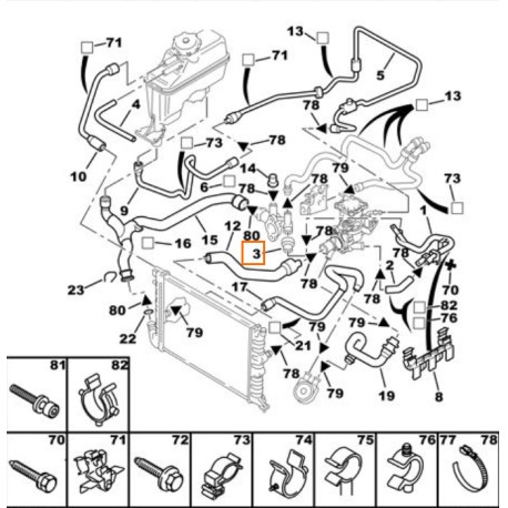 1307w4 originaler Doppeldurchmesser passend für Peugeot Citroen