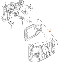 6K6945112E Rechtes Rücklicht SEAT IBIZA CORDOBA