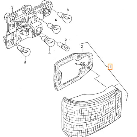 6K6945112E Rechtes Rücklicht SEAT IBIZA CORDOBA