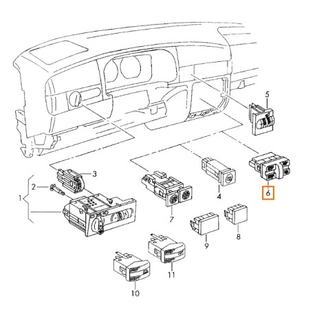 1H0959855A 01C INTERRUPTOR ORIGINAL