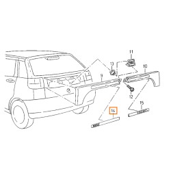 6K6853691C ORIGINAL SCHILD SEAT IBIZA/CORDOBA