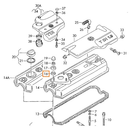 028103533 Original Gummischeibe