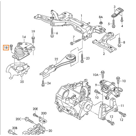 N01953310 hexagonal screw with original collar
