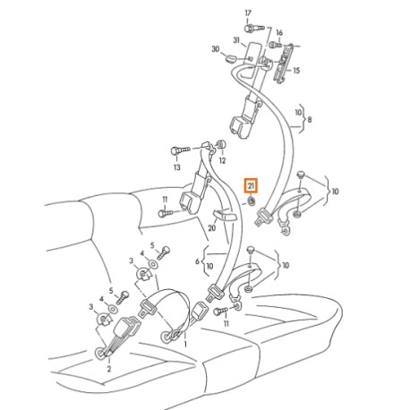 N0386011 original nut