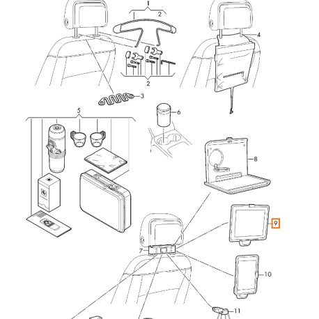 000061125D soporte tablet Samsung original