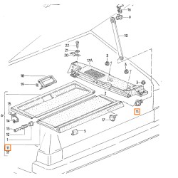 321867780 Original VW Passat/Quantum Clip