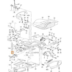 1J0881204A pièce coulissante d'origine