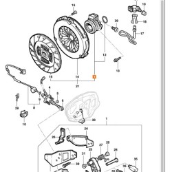 ORIGINAL clutch cylinder 24422061