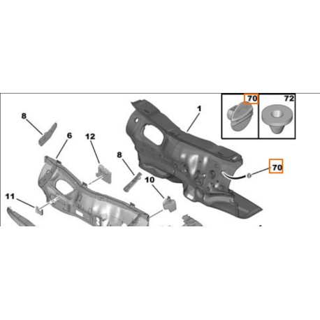 CLIP POUR TAPIS ORIGINAL 7584AQ