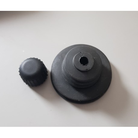 ORIGINAL 6X0857147 01C BUTTON AND DUST COVER