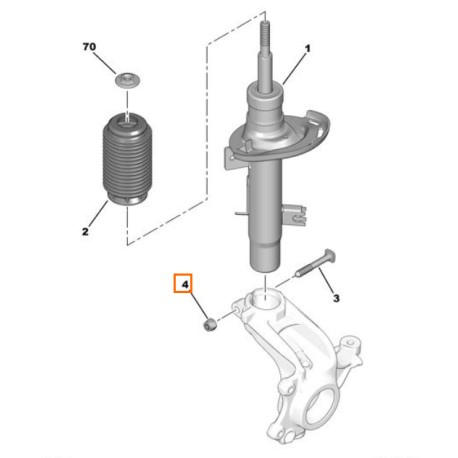 ORIGINAL 0000362230 MUTTER CITROEN PEUGEOT