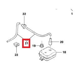 90018280 ORIGINAL PRESSURE PIPE GM opel