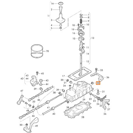 1j0711047 ammortizzatore originale