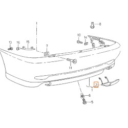 Tampa protetora ORIGINAL 6K5807441 C04 preta